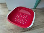 Tupperware Allegra fruitschaal, vergiet met schaal, lekbak., Huis en Inrichting, Keuken | Tupperware, Tupperware, Schaal, Ophalen of Verzenden