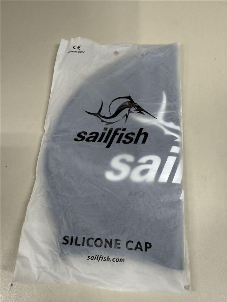 Zwem muts - sailfish silicone cap - zwart -, Kleding | Dames, Badmode en Zwemkleding, Nieuw, Badpak, Zwart, Ophalen of Verzenden
