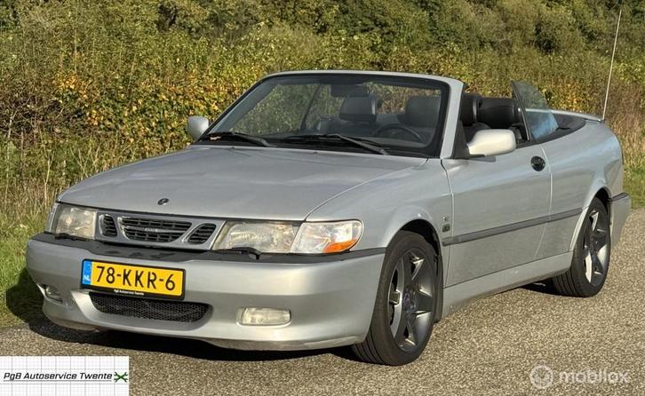 Saab 9-3 Cabrio 2.0 Turbo Aero Aut 2003 keurig onderhouden, Auto's, Saab, Bedrijf, Saab 9-3, ABS, Airbags, Airconditioning, Alarm