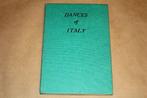 Dances of Italy [1950]. Handboek Europese volksdansen., Ophalen of Verzenden, Gelezen