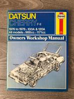 Haynes Manual Datsun Cherry F-II 100A & 120A 1976-1978, Ophalen of Verzenden