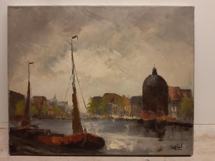 SCHILDERIJ, OLIEVERFSCHILDERIJ, Antiek en Kunst, Kunst | Schilderijen | Klassiek, Ophalen