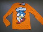 Sonic shirt mt 158/164 oranje mr. speed,  nieuw, Kinderen en Baby's, Nieuw, Jongen, Shirt of Longsleeve, Verzenden