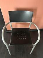 4x zwarte Segis Breeze design stoelen (terras of eettafel), Huis en Inrichting, Stoelen, Ophalen, Kunststof, Gebruikt, Zwart