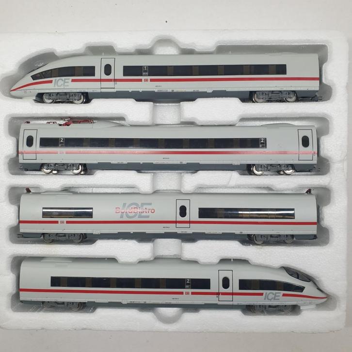 Piko 4-delig elektrisch treinstel ICE3 DB, DCC digitaal - H0, Hobby en Vrije tijd, Modeltreinen | H0, Zo goed als nieuw, Treinset