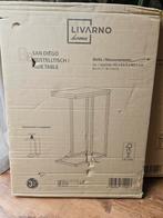 2 Nieuwe Livarno bijzettafels San Diego, Ophalen, Minder dan 55 cm, Metaal of Aluminium, Nieuw