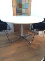 Set 4 Herman Miller Eames Glasvezel H-base en tafel Vintage, Huis en Inrichting, Wit, Zo goed als nieuw, Ophalen