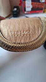 Versace make-up tasje met spiegel - goudkleurig, Ophalen of Verzenden, Zo goed als nieuw, Geel, Avondtasje