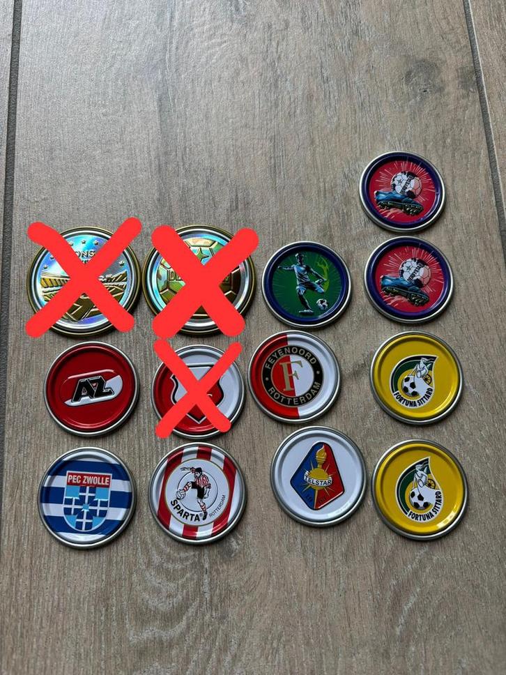 Plus cluppies - voetbalmunten supermarkt, Verzamelen, Supermarktacties, Plus, Ophalen of Verzenden