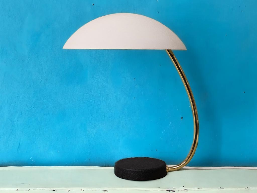 Tafellamp / bureaulamp zwart/wit, Cosack, Mid-Century, Ophalen of Verzenden