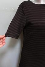 WE prachtige zwarte jurk mooie stof M, Maat 38/40 (M), Verzenden, WE, Zwart