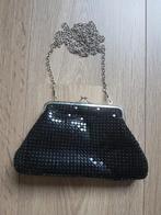 tas lang hengsel, Sieraden, Tassen en Uiterlijk, Tassen | Damestassen, Verzenden, Nieuw, Zwart, Avondtasje