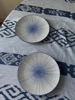 twee japans blauwe bordjes, -, -, Ophalen of Verzenden, Zo goed als nieuw