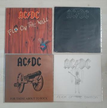 4 AC/DC lp's. Goede staat beschikbaar voor biedingen