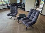 Antraciet Fauteuils - Zo Goed Als Nieuw!, Metaal, Twee, Ophalen of Verzenden, Zo goed als nieuw