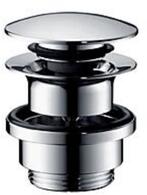 Hansgrohe 1 1/4" Gepolijst zwart chroom Push-open (Afvoerplu, Huis en Inrichting, Badkamer | Badtextiel en Accessoires, Hansgrohe