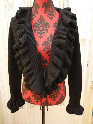 Miss Etam zwart vest maat L (42/44) bolerovest beschikbaar voor biedingen