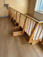 Houten Podium met Ladekasten, Huis en Inrichting, Ophalen, Gebruikt, 75 cm of meer, 200 cm of meer