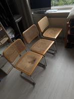 Set van 5 Cesca-stoelen — Marcel Breuer — restauratieproject, Huis en Inrichting, Stoelen, Ophalen, Gebruikt, Bruin