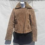 Mooie leren dames winterjas. mt S Merk hema, Bruin, ., Ophalen of Verzenden, Zo goed als nieuw
