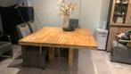 Teakhouten eettafel 150x150 - 8+ personen, Huis en Inrichting, Tafels | Eettafels, Gebruikt, 100 tot 150 cm, Ophalen of Verzenden
