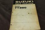 Suzuki TT350 1971 motorcycle parts catalogue TT 350 twin, Motoren, Ophalen of Verzenden, Suzuki
