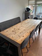 Eetkamertafel, Huis en Inrichting, Complete eetkamers, Ophalen, Industrieel