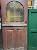 Oude voordeur 92 x 201 cm, Doe-het-zelf en Verbouw, Deuren en Horren, Ophalen, Gebruikt, Buitendeur, 200 tot 215 cm