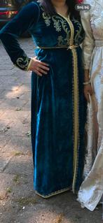 Caftan, Kleding | Dames, Gelegenheidskleding, Verzenden, Zo goed als nieuw, Blauw, Overige typen