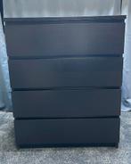 Ikea Malm Ladekast - Zwartbruin, Ophalen, Overige materialen, Gebruikt, 50 tot 100 cm