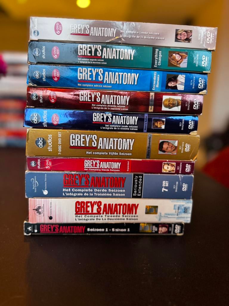 Grey’s Anatomy - seizoen 1 t/m 9, Vanaf 12 jaar, Ophalen of Verzenden, Zo goed als nieuw, Drama