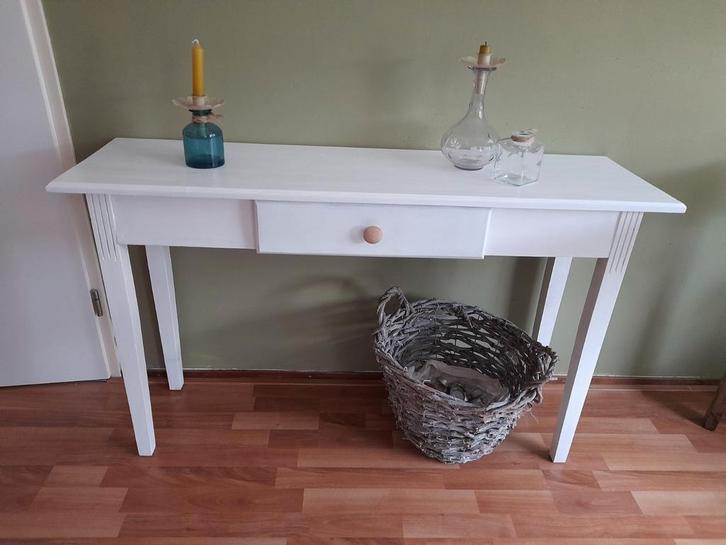 Sidetable., Huis en Inrichting, Tafels | Sidetables, Gebruikt, 25 tot 50 cm, 100 tot 150 cm, Rechthoekig, Ophalen