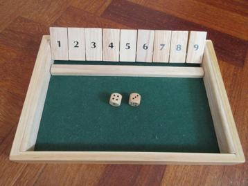 Shut the box beschikbaar voor biedingen