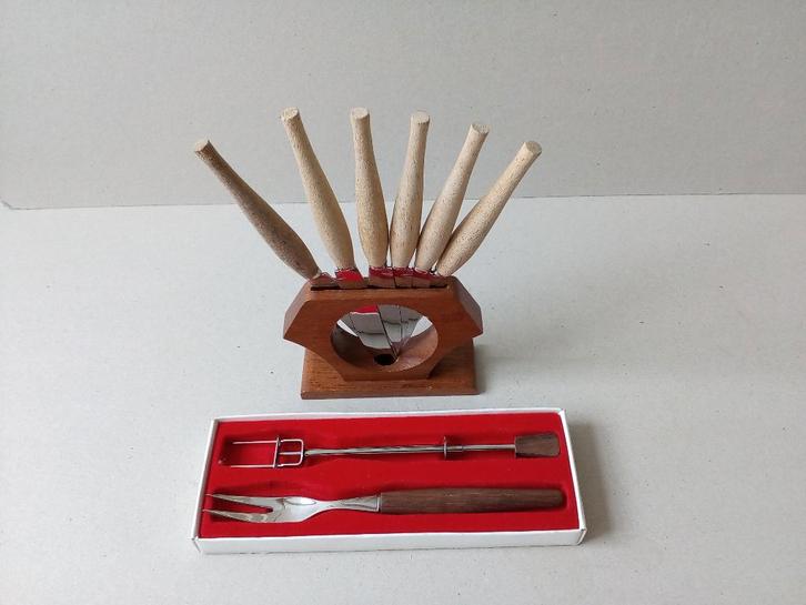 Vintage Fruitmesjes/ picklevork setje. Prijs p/st vanaf., Huis en Inrichting, Keuken | Servies, Zo goed als nieuw, Overige typen