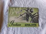 Indian 1940, Motoren, Handleidingen en Instructieboekjes, Overige merken
