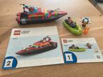 Lego brandweerboot 60373, Ophalen of Verzenden, Zo goed als nieuw