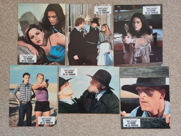 DEADLY   BLESSING     lobbycard set., Verzamelen, Posters, Nieuw, Film en Tv, A4 of kleiner, Verzenden