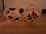 Mason's Christmas Village melkkan en suikerpot, Huis en Inrichting, Keuken | Servies, Ophalen, Gebruikt, Overige typen, Overige stijlen