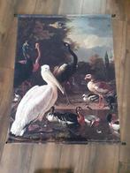 Wandkleed Melchior d'Hondecoeter - Vogels, Ophalen