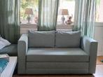 Slaapbank mintgroen - in nieuwstaat, Huis en Inrichting, Slaapkamer | Slaapbanken, Ophalen, 140 cm, Zo goed als nieuw, Twijfelaar
