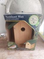 Nestkast vogelhuis vogelbescherming voor de mus!, Tuin en Terras, Vogelhuisjes en Vogelbaden, Nieuw, Ophalen of Verzenden