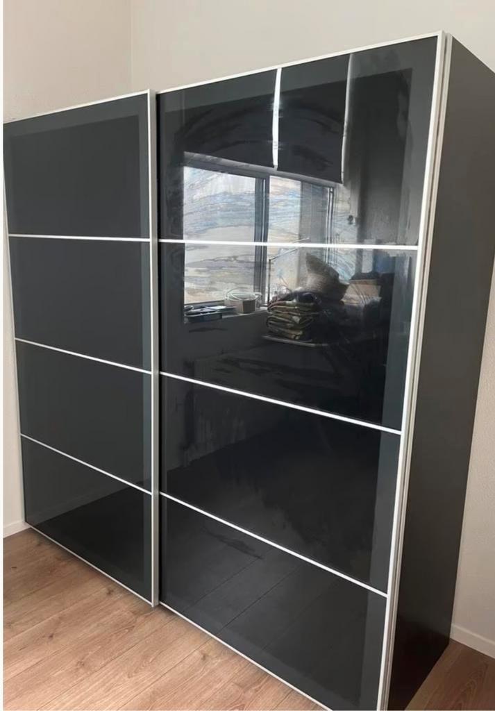 IKEA Pax Kast met Glazen Deuren - Veel Opbergruimte!, Huis en Inrichting, Kasten | Kledingkasten, Gebruikt, 200 cm of meer, 50 tot 75 cm