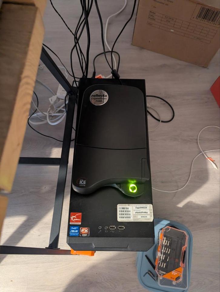 Reflecta CrystalScan 7200 Scanner negatieven scanner, Audio, Tv en Foto, Fotografie | Doka Toebehoren, Gebruikt, Ophalen of Verzenden