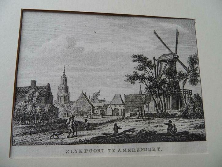 G 210 Amersfoort De Slykpoort Proefdruk Kopergravure, Antiek en Kunst, Kunst | Etsen en Gravures, Ophalen of Verzenden