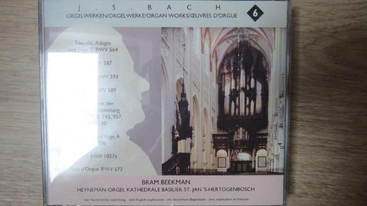 2cd orgel: Bram Beekman, J.S. Bach orgelwerken deel 6, Cd's en Dvd's, Cd's | Klassiek, Zo goed als nieuw, Overige typen, Barok