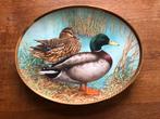 Ovalen bord met wilde eenden 1988, Ophalen of Verzenden, Zo goed als nieuw