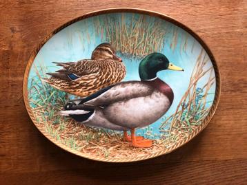 Ovalen bord met wilde eenden 1988 beschikbaar voor biedingen