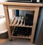 Aangeboden z.g.a.n IKEA Bekvam roltafel, Ophalen, Zo goed als nieuw