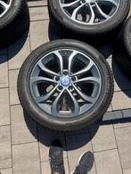 Mercedes c klasse 17 inch velgenset met winterbanden, Ophalen, Velg(en), 17 inch, Winterbanden