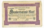 Duitsland 100.000 Mark 1 Juli 1923 Tegoedbon Aachen, Ophalen of Verzenden, Duitsland, Los biljet
